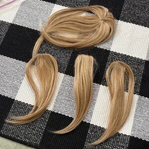 Tony Brattin Topper With 3 Straight Extension Pieces in Medium Blonde